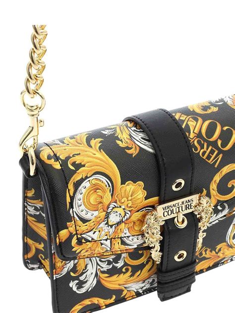 borsa versace jeans couture nera|versace jeans handbags.